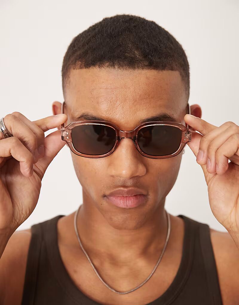 Солнцезащитные очки ASOS DESIGN квадратной формы с коричневыми линзами и кристально-коричневой оправой
Солнцезащитные очки ASOS DESIGN квадратной формы с коричневыми линзами и кристально-коричневой оправой