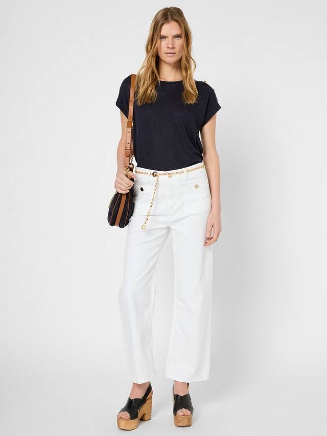 Прямые джинсы lida Gerard Darel, белый 
Прямые джинсы lida Gerard Darel, белый