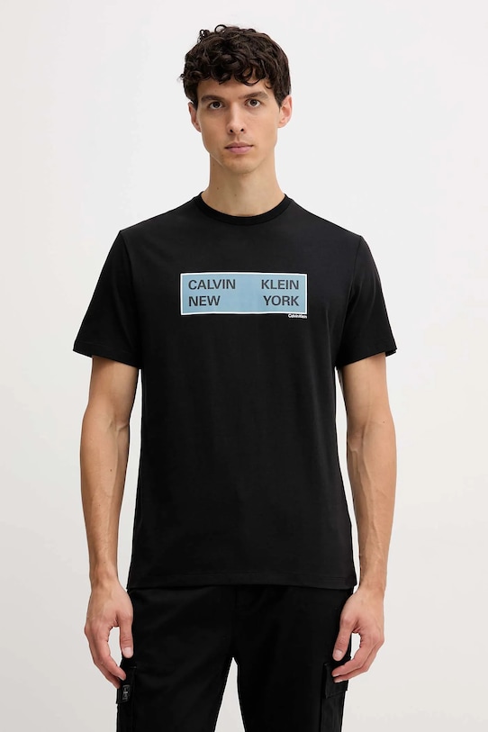 Хлопковая футболка Calvin Klein Jeans, черный
Хлопковая футболка Calvin Klein Jeans, черный