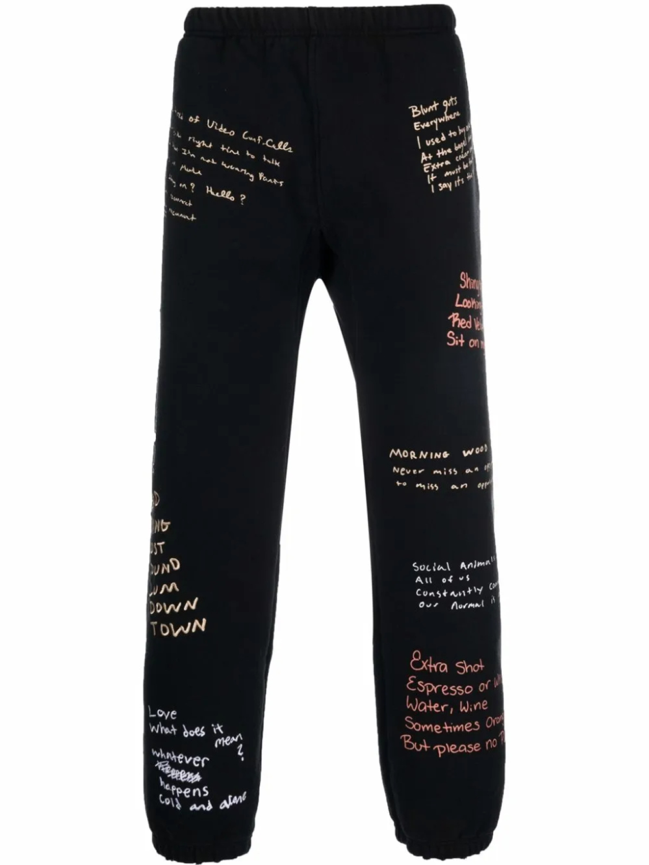 Pleasures брюки с принтом, черный
Pleasures брюки с принтом, черный