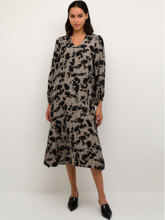 Платье на каждый день трапециевидного кроя Karen By Simonsen, коричневый 
Платье на каждый день трапециевидного кроя Karen By Simonsen, коричневый