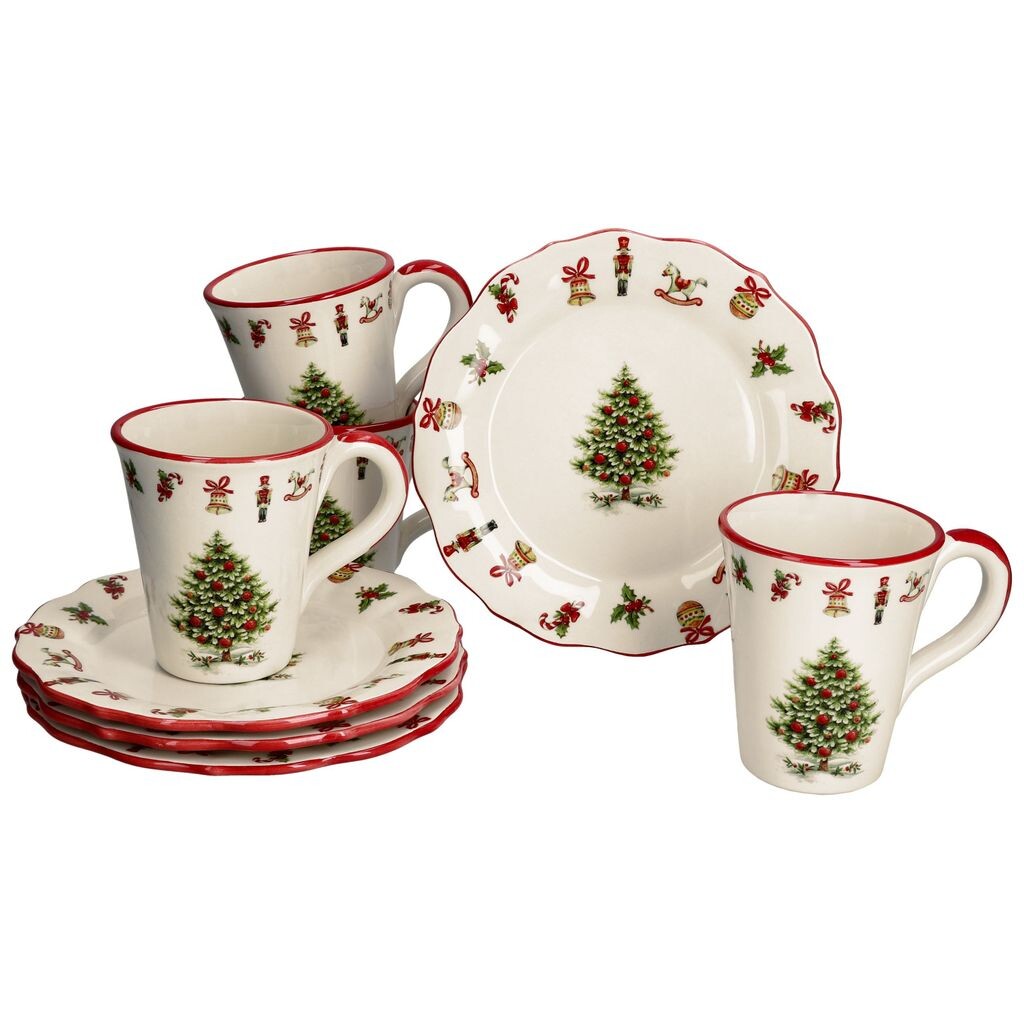 Керамический кофейный сервиз Maestro Natale из 8 предметов на 4 персоны. Тарелка с кофейной кружкой Рождество MamboCat
Керамический кофейный сервиз Maestro Natale из 8 предметов на 4 персоны. Тарелка с кофейной кружкой Рождество MamboCat