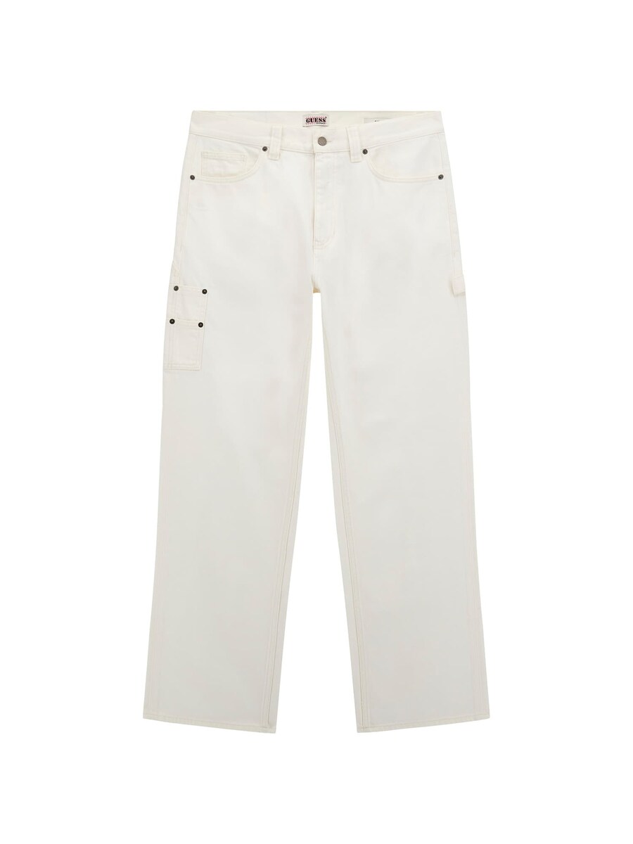 Джинсы с широкими штанинами GUESS, белый
Джинсы с широкими штанинами GUESS, белый
