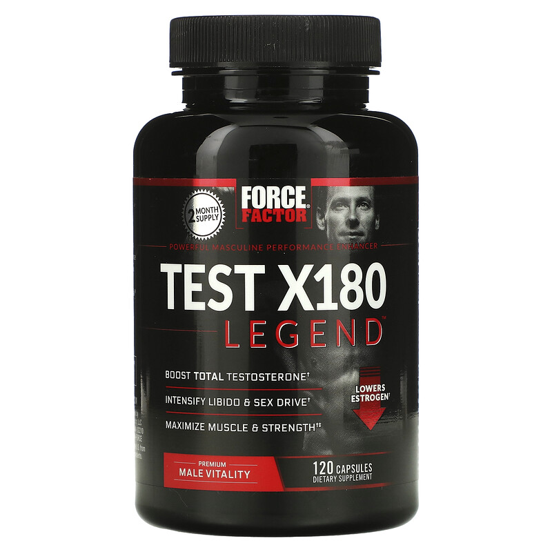 Force Factor, Test X180 Legend , 120 капсул
Force Factor, Test X180 Legend , 120 капсул