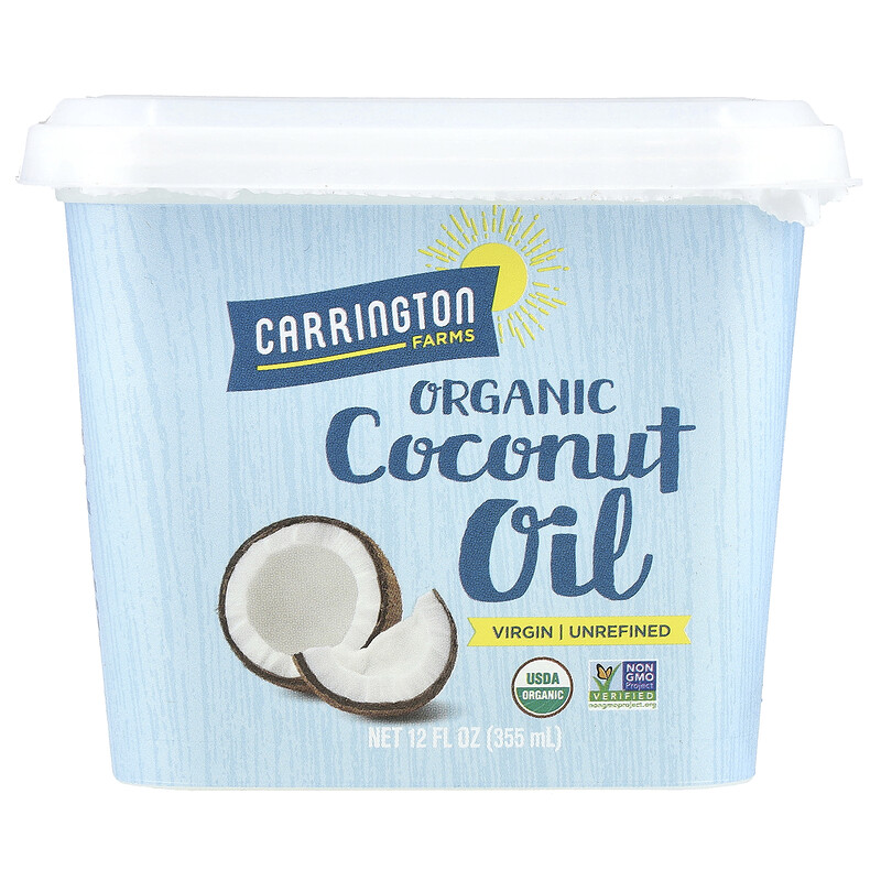 Carrington Farms, Органическое кокосовое масло, нерафинированное, 355 мл (12 жидк. унц.)
Carrington Farms, Органическое кокосовое масло, нерафинированное, 355 мл (12 жидк. унц.)