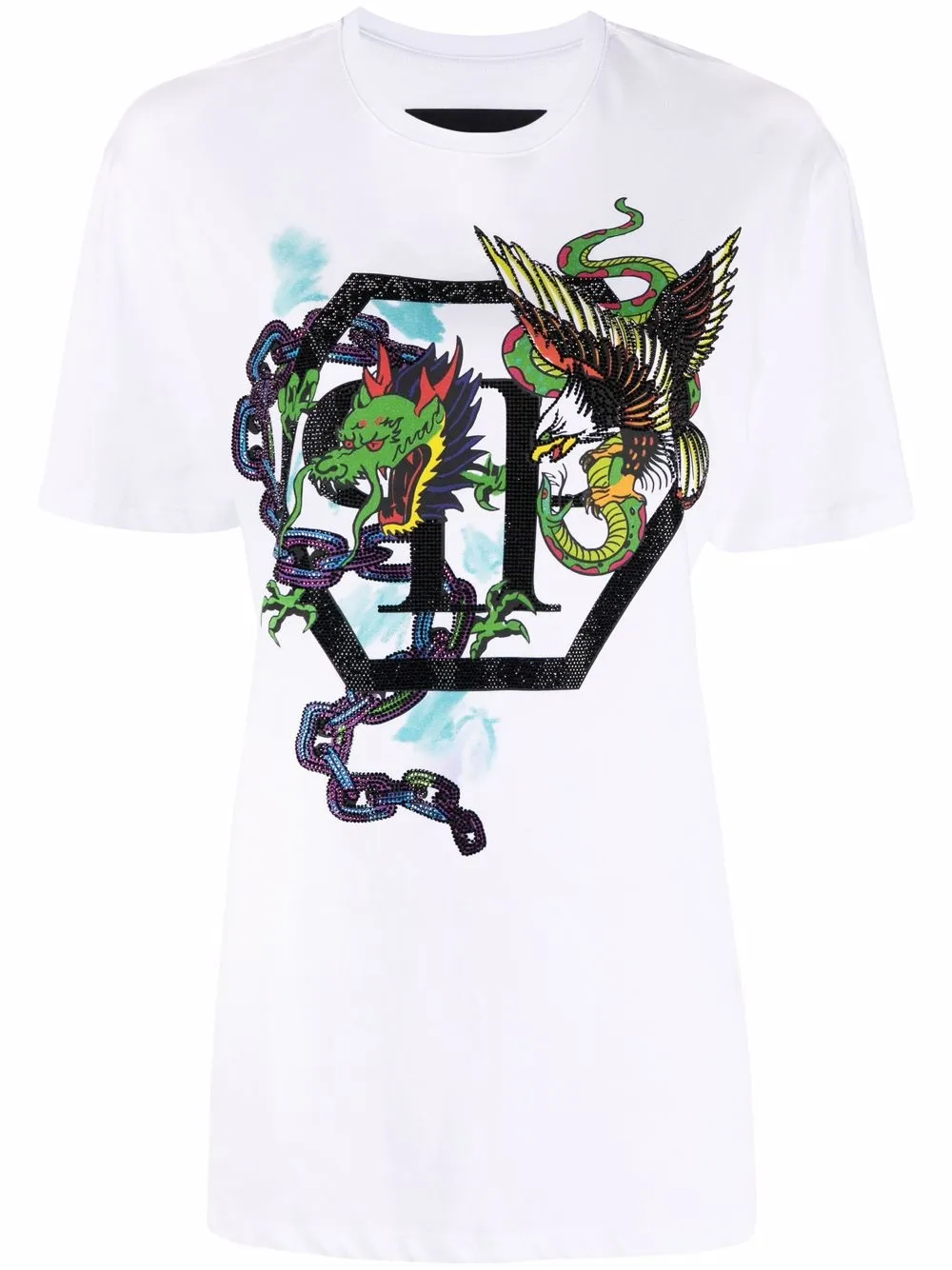 Футболка с графичным принтом Philipp Plein, белый
Футболка с графичным принтом Philipp Plein, белый