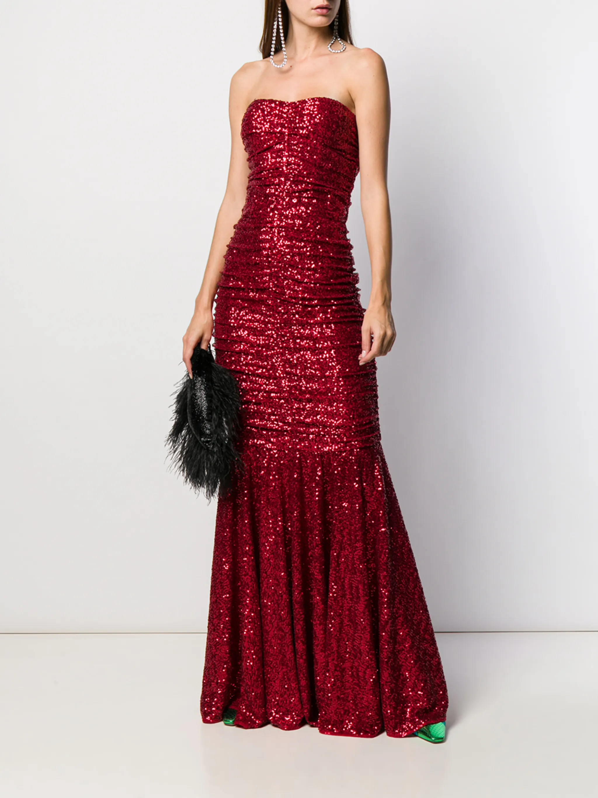 Длинное платье с пайетками Dolce & Gabbana, красный
Длинное платье с пайетками Dolce & Gabbana, красный