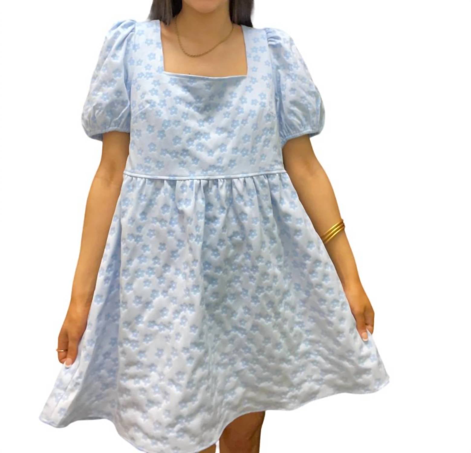 Платье-бэбидолл с цветочным принтом Bella синего цвета KORI
Платье-бэбидолл с цветочным принтом Bella синего цвета KORI