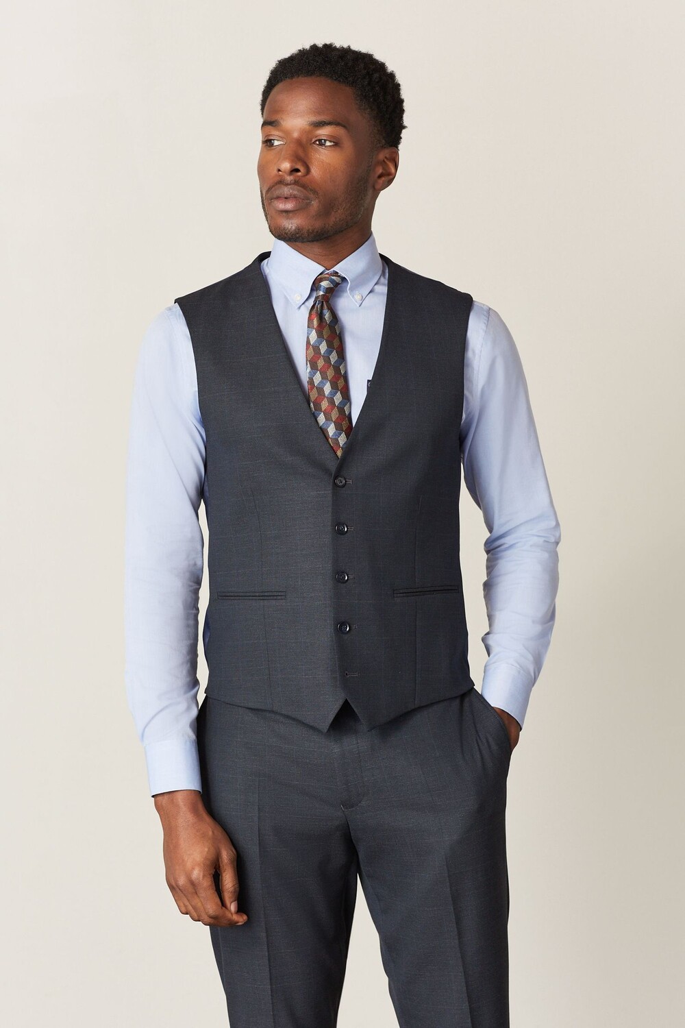 Клетчатый жилет Next, синий
Клетчатый жилет Next, синий