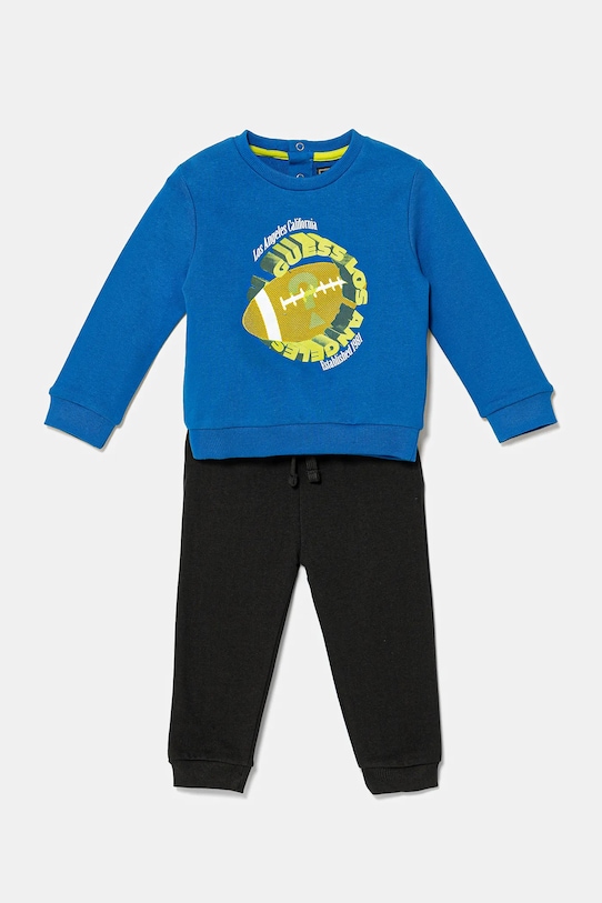 Детский спортивный хлопковый костюм для малышей Guess, синий
Детский спортивный хлопковый костюм для малышей Guess, синий