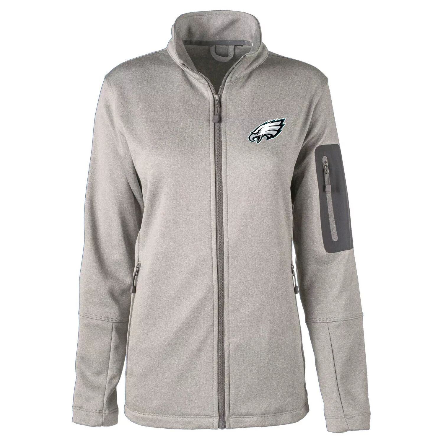 Женская куртка Dunbrooke Heather Charcoal Philadelphia Eagles Freestyle с тефлоновым щитком и молнией во всю длину
Женская куртка Dunbrooke Heather Charcoal Philadelphia Eagles Freestyle с тефлоновым щитком и молнией во всю длину