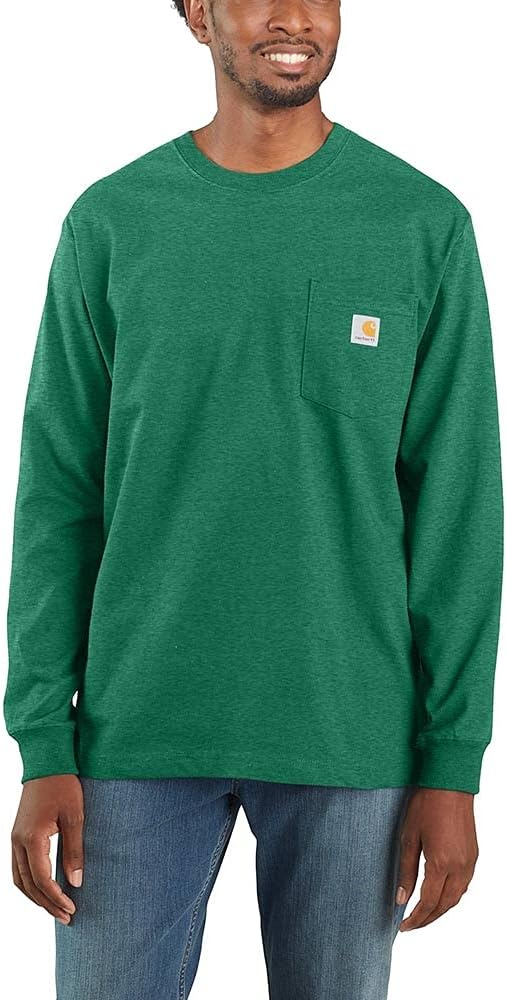 Carhartt мужская рабочая футболка с карманом и длинным рукавом, North Woods Heather, Коричневый, Carhartt мужская рабочая футболка с карманом и длинным рукавом, North Woods Heather
Carhartt мужская рабочая футболка с карманом и длинным рукавом, North Woods Heather, Коричневый, Carhartt мужская рабочая футболка с карманом и длинным рукавом, North Woods Heather