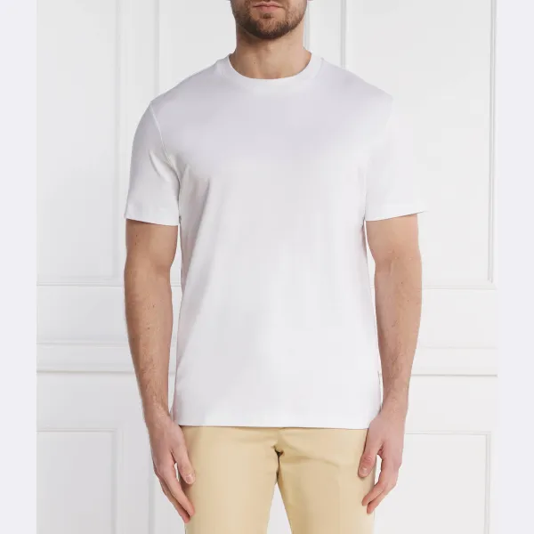 Современная футболка свободного кроя в стиле минимализма Calvin Klein, белый 
Современная футболка свободного кроя в стиле минимализма Calvin Klein, белый