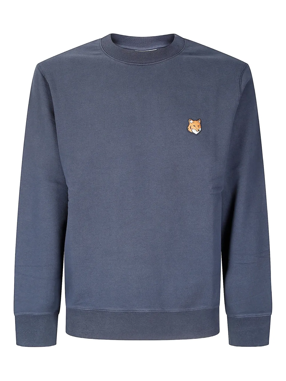 Хлопковый свитшот с мотивом головы лисы Maison Kitsuné, синий
Хлопковый свитшот с мотивом головы лисы Maison Kitsuné, синий