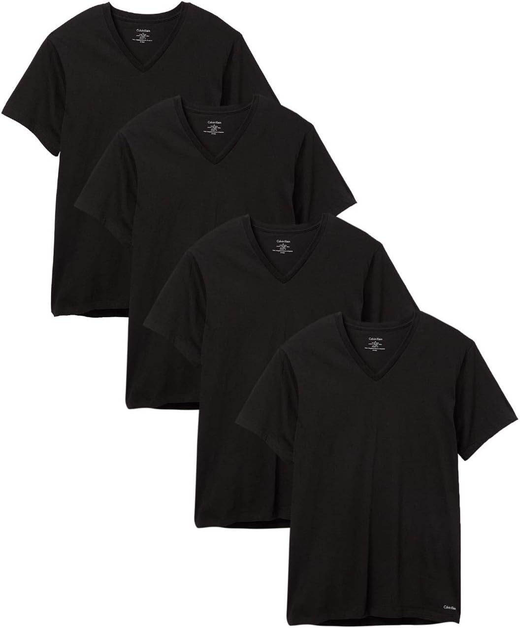 Мужская хлопковая футболка Calvin Klein Classic Fit с коротким рукавом и V-образным вырезом, упаковка 4 шт., Black, Черный, Мужская хлопковая футболка Calvin Klein Classic Fit с коротким рукавом и V-образным вырезом, упаковка 4 шт., Black
Мужская хлопковая футболка Calvin Klein Classic Fit с коротким рукавом и V-образным вырезом, упаковка 4 шт., Black, Черный, Мужская хлопковая футболка Calvin Klein Classic Fit с коротким рукавом и V-образным вырезом, упаковка 4 шт., Black