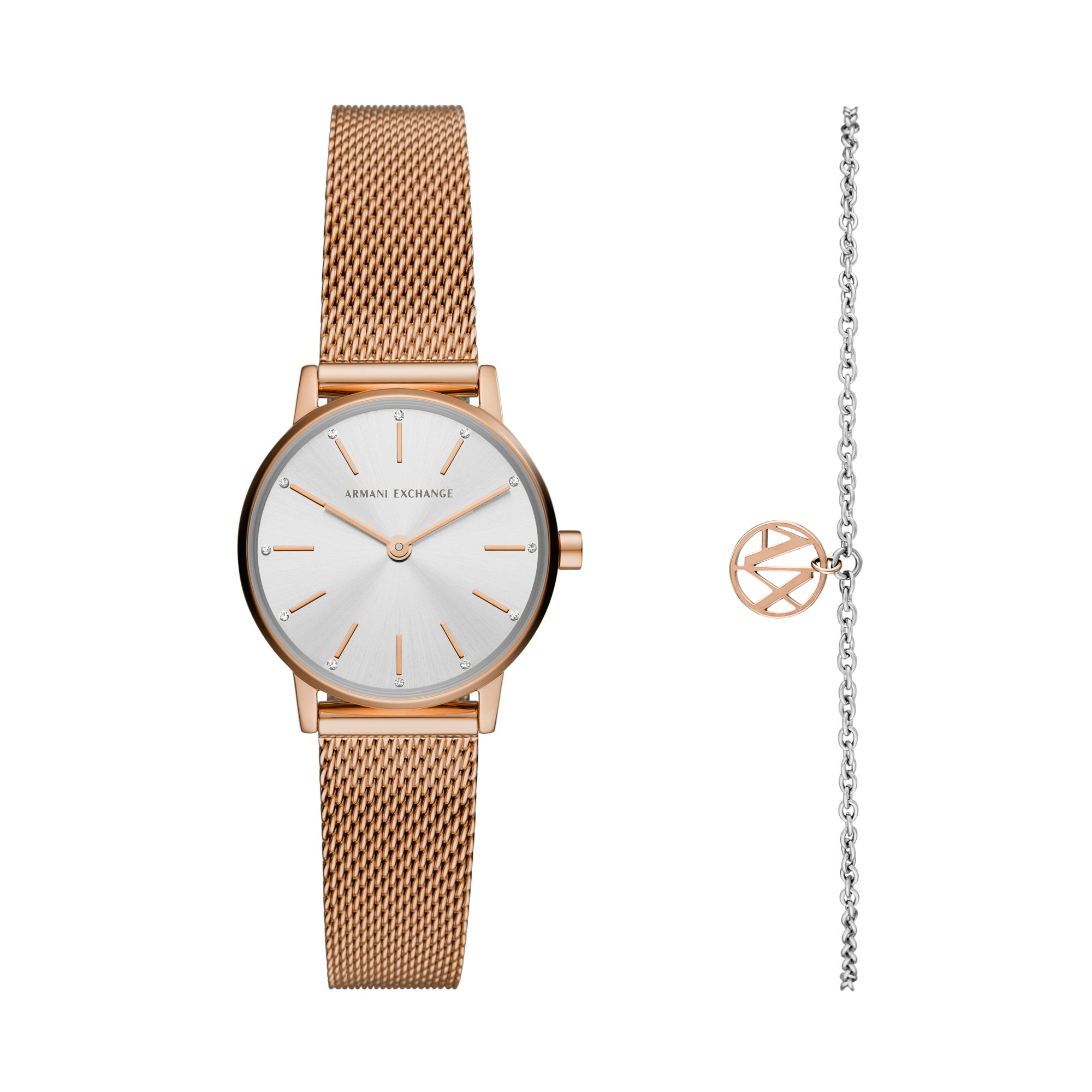 ARMANI EXCHANGE Часы Round face Gift Set 28mm
ARMANI EXCHANGE Часы Round face Gift Set 28mm