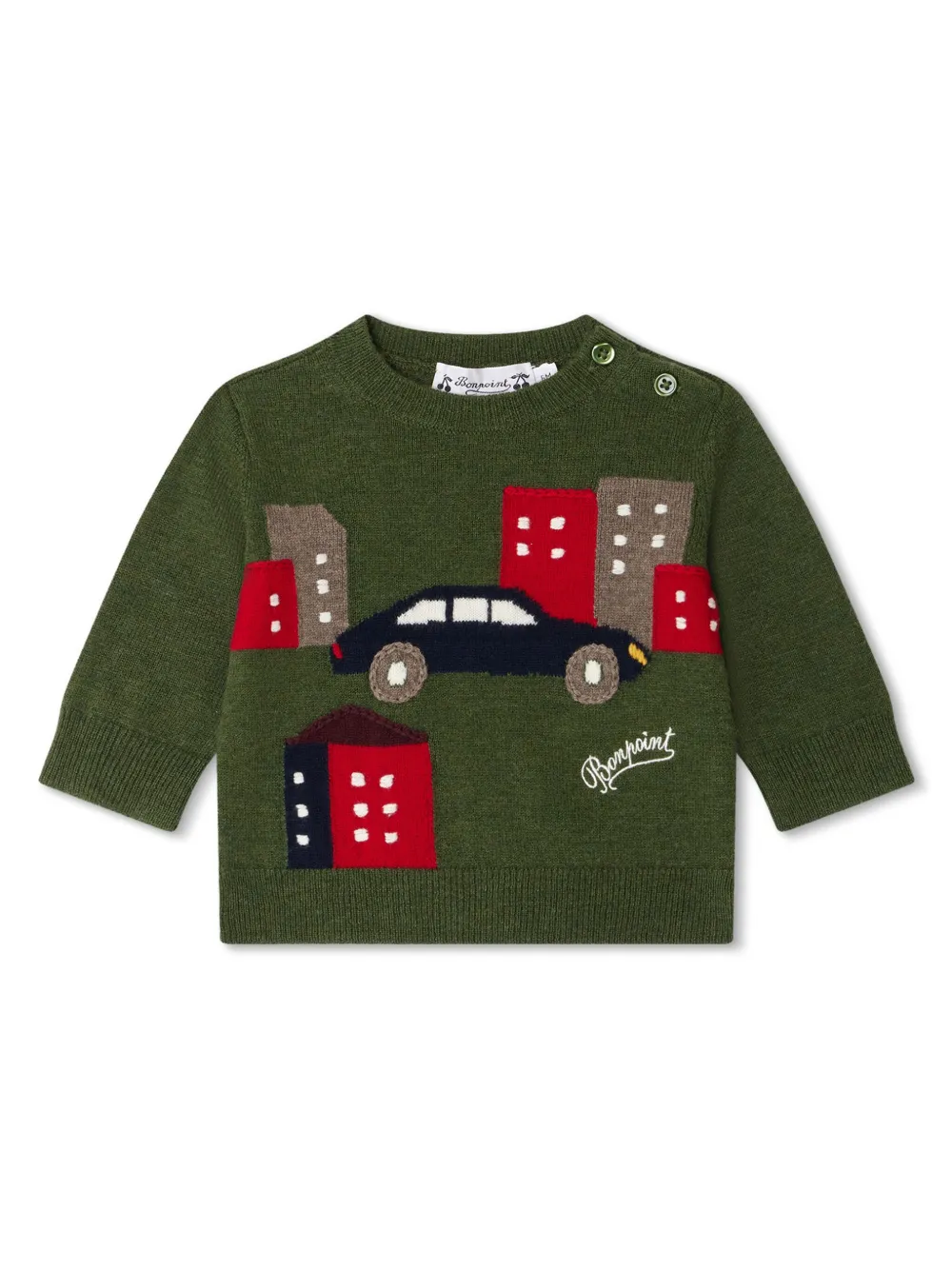 Джемпер Almire с вышивкой Bonpoint, зеленый
Джемпер Almire с вышивкой Bonpoint, зеленый