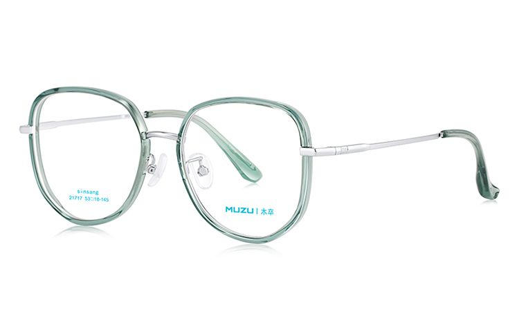 MUZU Унисекс очки для зрения, Green Silver 0% Blue Light Blocking Non-Prescription Glasses
MUZU Унисекс очки для зрения, Green Silver 0% Blue Light Blocking Non-Prescription Glasses