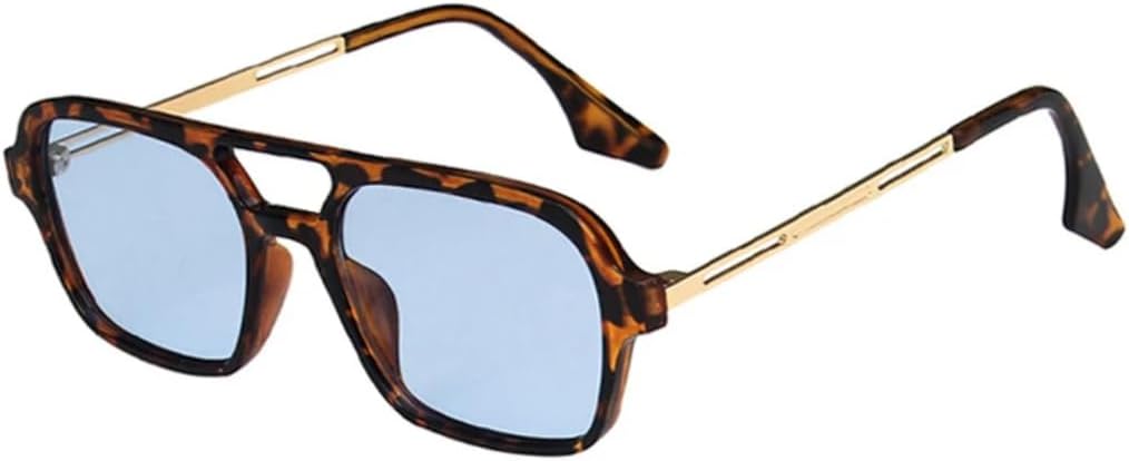 Ретро-солнцезащитные очки с двойной перемычкой для женщин, модные очки с розовым градиентом, трендовые мужские очки с ажурным леопардовым принтом и синими линзами UUPTTPL, Leopard Blue
Ретро-солнцезащитные очки с двойной перемычкой для женщин, модные очки с розовым градиентом, трендовые мужские очки с ажурным леопардовым принтом и синими линзами UUPTTPL, Leopard Blue