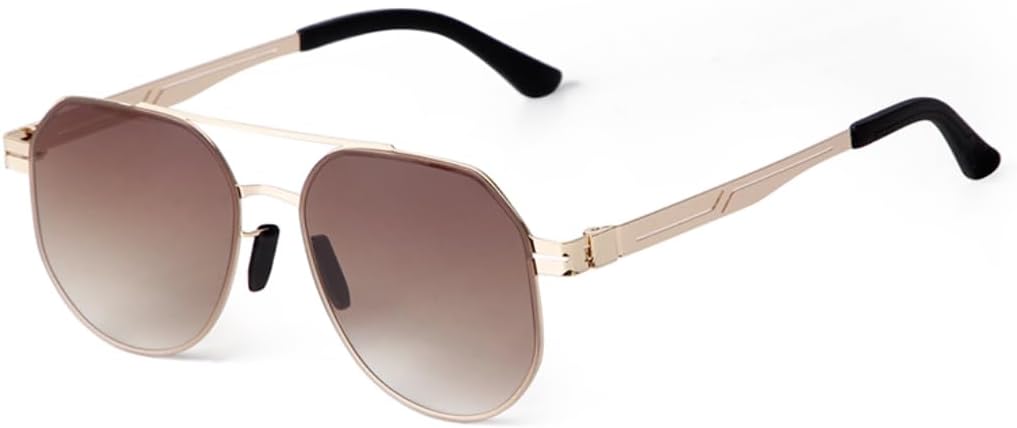 Солнцезащитные очки с защитой UV400 | Градиентный серый металлический двойной мостик | Для женщин и мужчин, для занятий спортом на открытом воздухе и вождения DSVIGF, 04
Солнцезащитные очки с защитой UV400 | Градиентный серый металлический двойной мостик | Для женщин и мужчин, для занятий спортом на открытом воздухе и вождения DSVIGF, 04