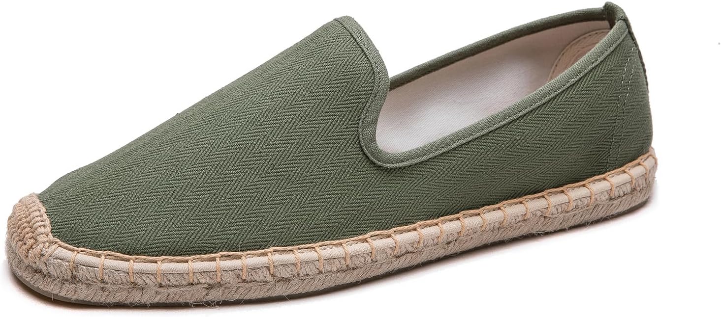 Мужские повседневные и удобные льняные веганские холщовые туфли, мужские лоферы, с противоскользящей подошвой, подходящие для любого случая летом, весной и осенью Eobzunu, зеленый
Мужские повседневные и удобные льняные веганские холщовые туфли, мужские лоферы, с противоскользящей подошвой, подходящие для любого случая летом, весной и осенью Eobzunu, зеленый