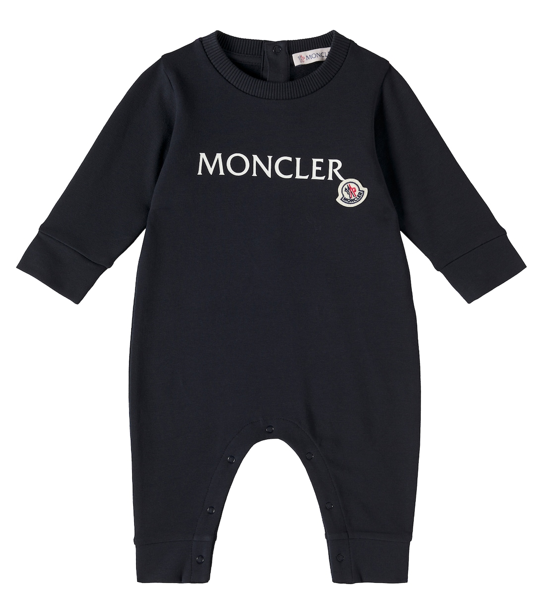 Боди из хлопковой смеси с логотипом Baby Tutina Moncler Enfant, темно-синий
Боди из хлопковой смеси с логотипом Baby Tutina Moncler Enfant, темно-синий