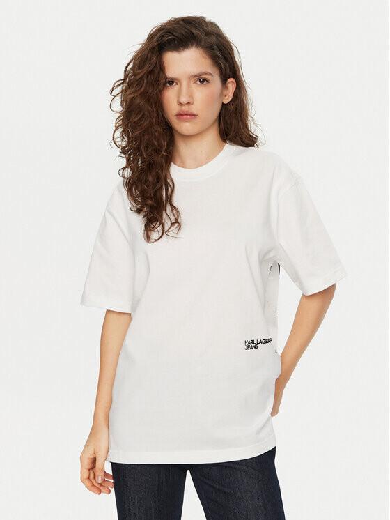 Футболка свободного кроя Karl Lagerfeld Jeans, белый
Футболка свободного кроя Karl Lagerfeld Jeans, белый
