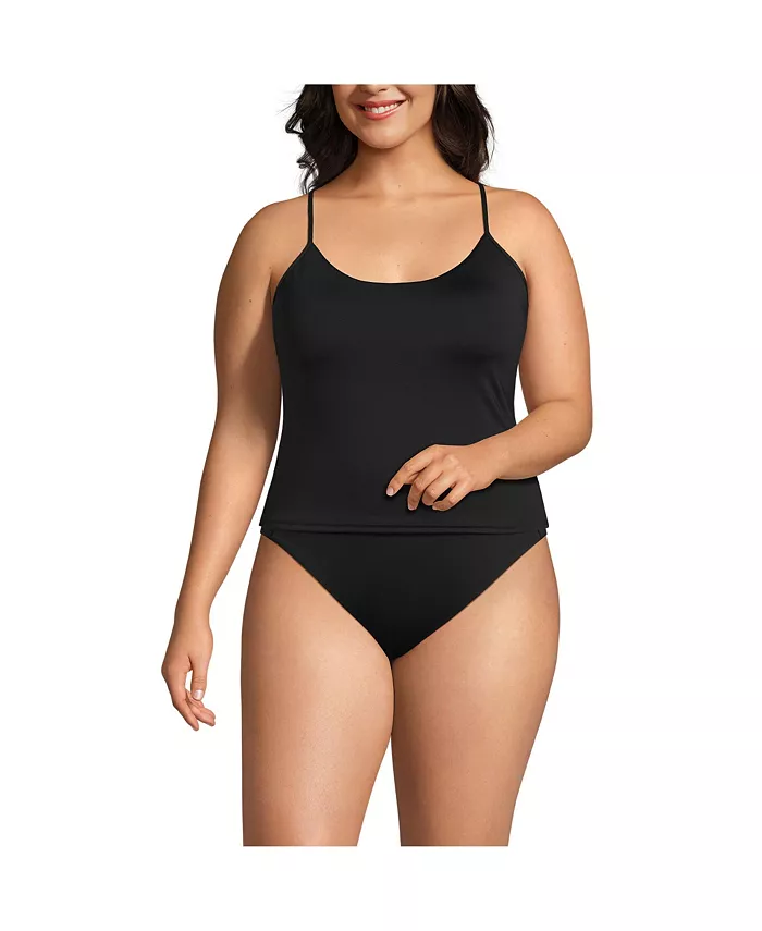 Женский быстросохнущий танкини-топ с регулируемыми бретельками сзади, без застежек Lands' End, черный
Женский быстросохнущий танкини-топ с регулируемыми бретельками сзади, без застежек Lands' End, черный