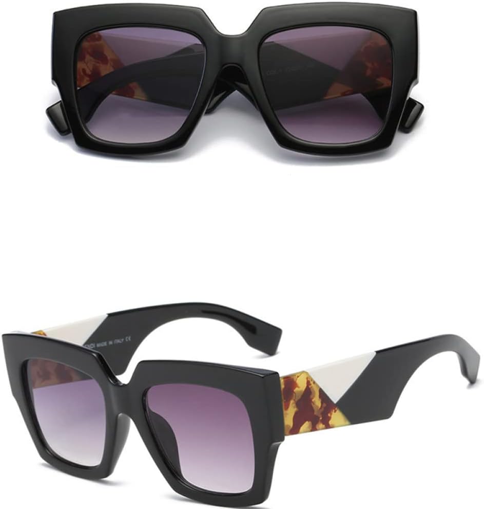 Солнцезащитные очки с плоской верхней частью, большие, для женщин, градиентный летний стиль, большие очки для женщин, защита от ультрафиолета UV400 generic, Black White
Солнцезащитные очки с плоской верхней частью, большие, для женщин, градиентный летний стиль, большие очки для женщин, защита от ультрафиолета UV400 generic, Black White