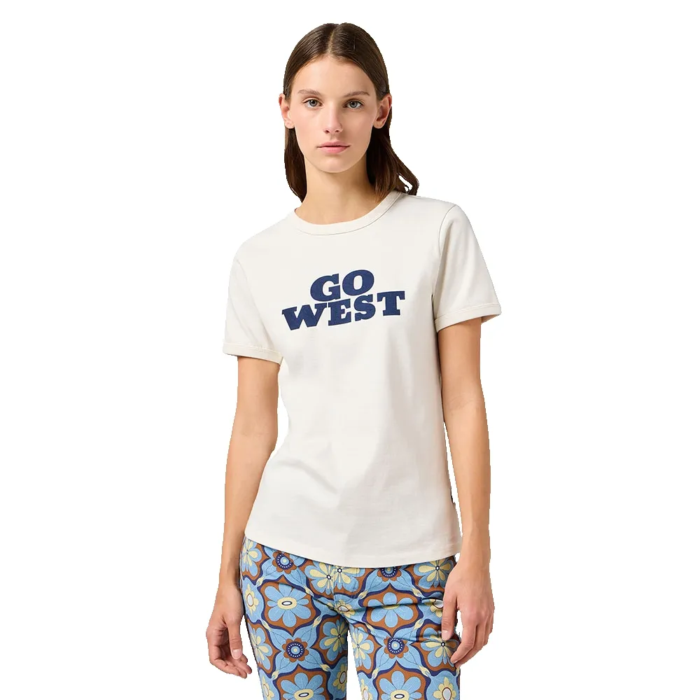 Футболка с коротким рукавом Wrangler 112362572 Ringer, белый 
Футболка с коротким рукавом Wrangler 112362572 Ringer, белый