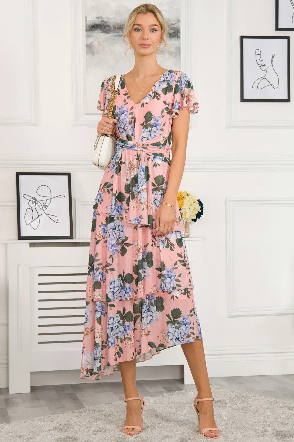 Платье макси Danica с многоуровневым краем и подолом Jolie Moi, розовый
Платье макси Danica с многоуровневым краем и подолом Jolie Moi, розовый