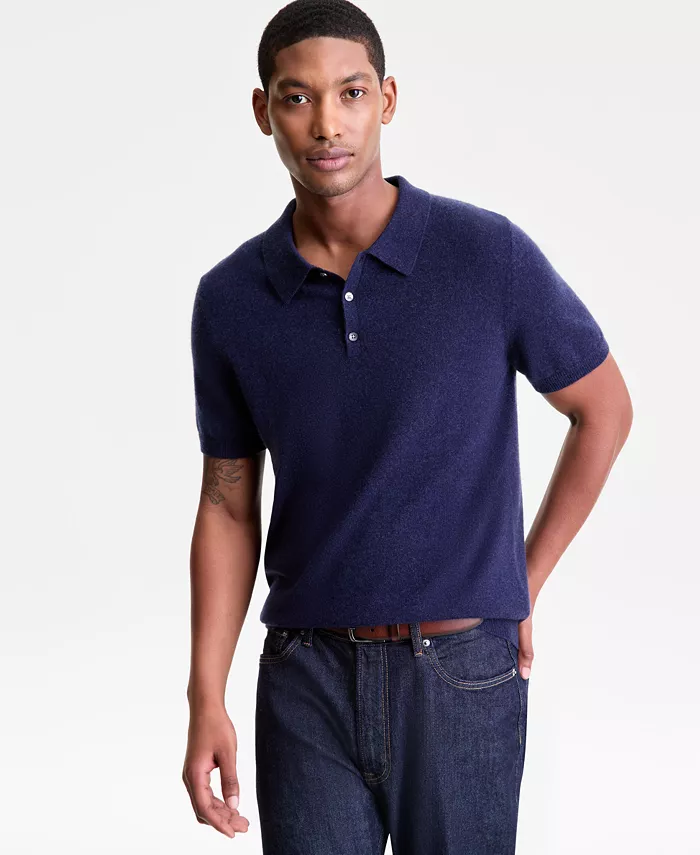 Мужская поло Regular-Fit из 100% кашемира Club Room, синий
Мужская поло Regular-Fit из 100% кашемира Club Room, синий