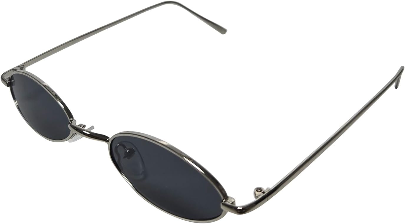 Ретро-солнцезащитные очки овальной формы из сплава — стильные винтажные очки с легкой металлической оправой, защита от УФ-излучения UV400 для всех сезонов Generic, Silver Black
Ретро-солнцезащитные очки овальной формы из сплава — стильные винтажные очки с легкой металлической оправой, защита от УФ-излучения UV400 для всех сезонов Generic, Silver Black