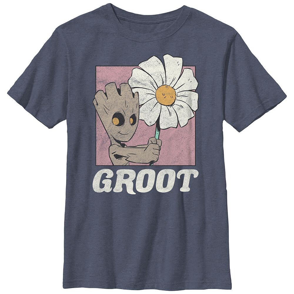 Футболка Groot для мальчиков «Стражи Галактики» с рисунком ромашки Licensed Character, цвет Navy Heather
Футболка Groot для мальчиков «Стражи Галактики» с рисунком ромашки Licensed Character, цвет Navy Heather