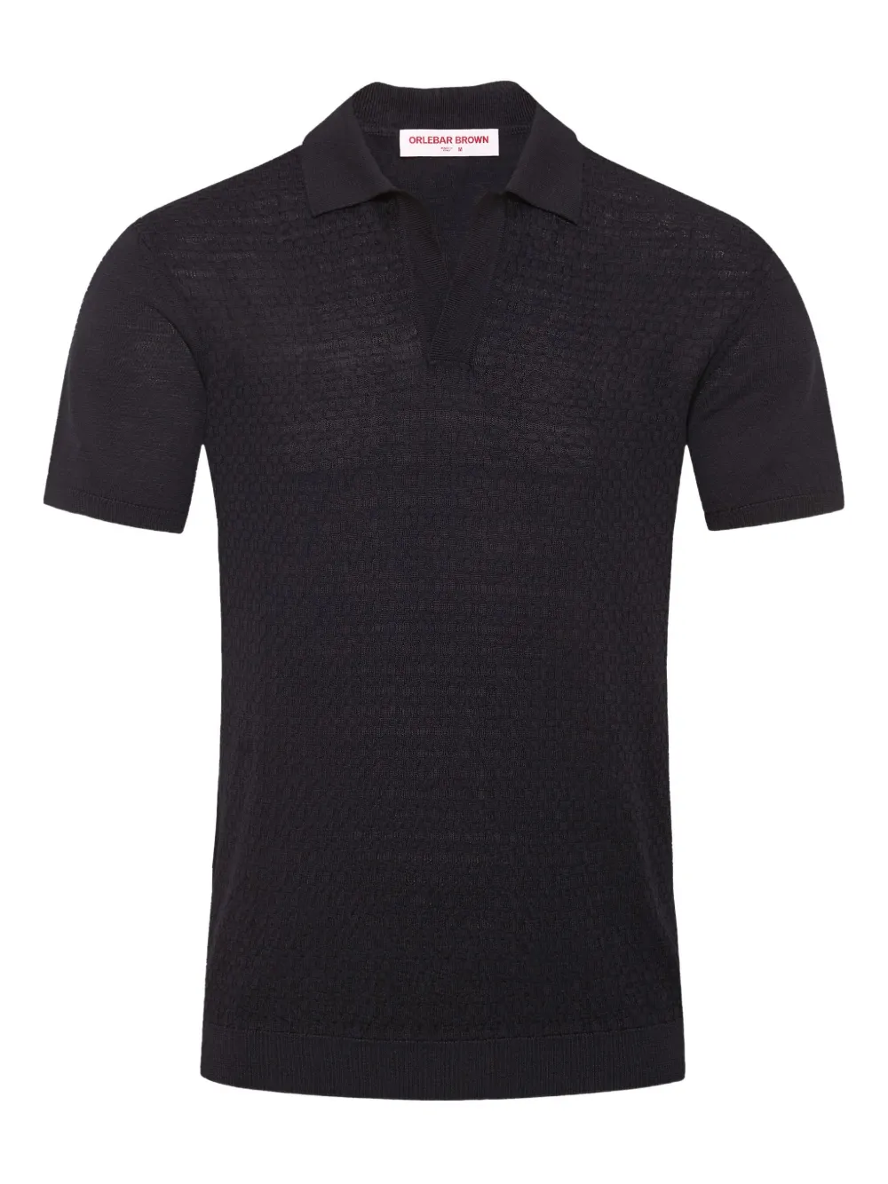 Футболка Horton из смеси шелка и хлопка Orlebar Brown, синий 
Футболка Horton из смеси шелка и хлопка Orlebar Brown, синий