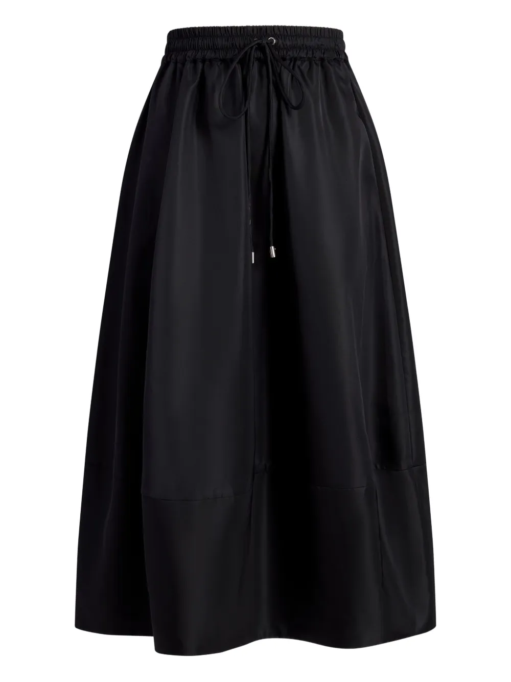 Юбка миди А-силуэта с карманом на шнурке Cinq A Sept, черный 
Юбка миди А-силуэта с карманом на шнурке Cinq A Sept, черный