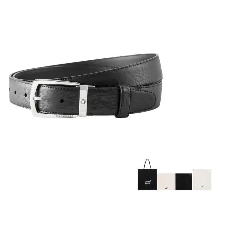 Кожаный мужской ремень шириной 3 см MONTBLANC, черный
Кожаный мужской ремень шириной 3 см MONTBLANC, черный