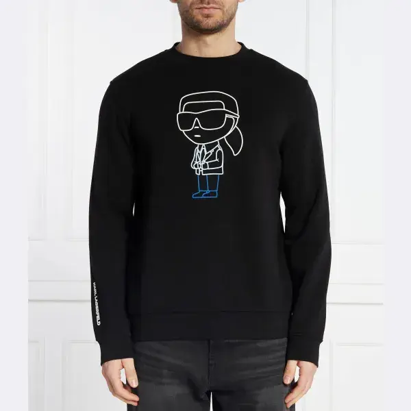 Толстовка обычного кроя Karl Lagerfeld, черный
Толстовка обычного кроя Karl Lagerfeld, черный