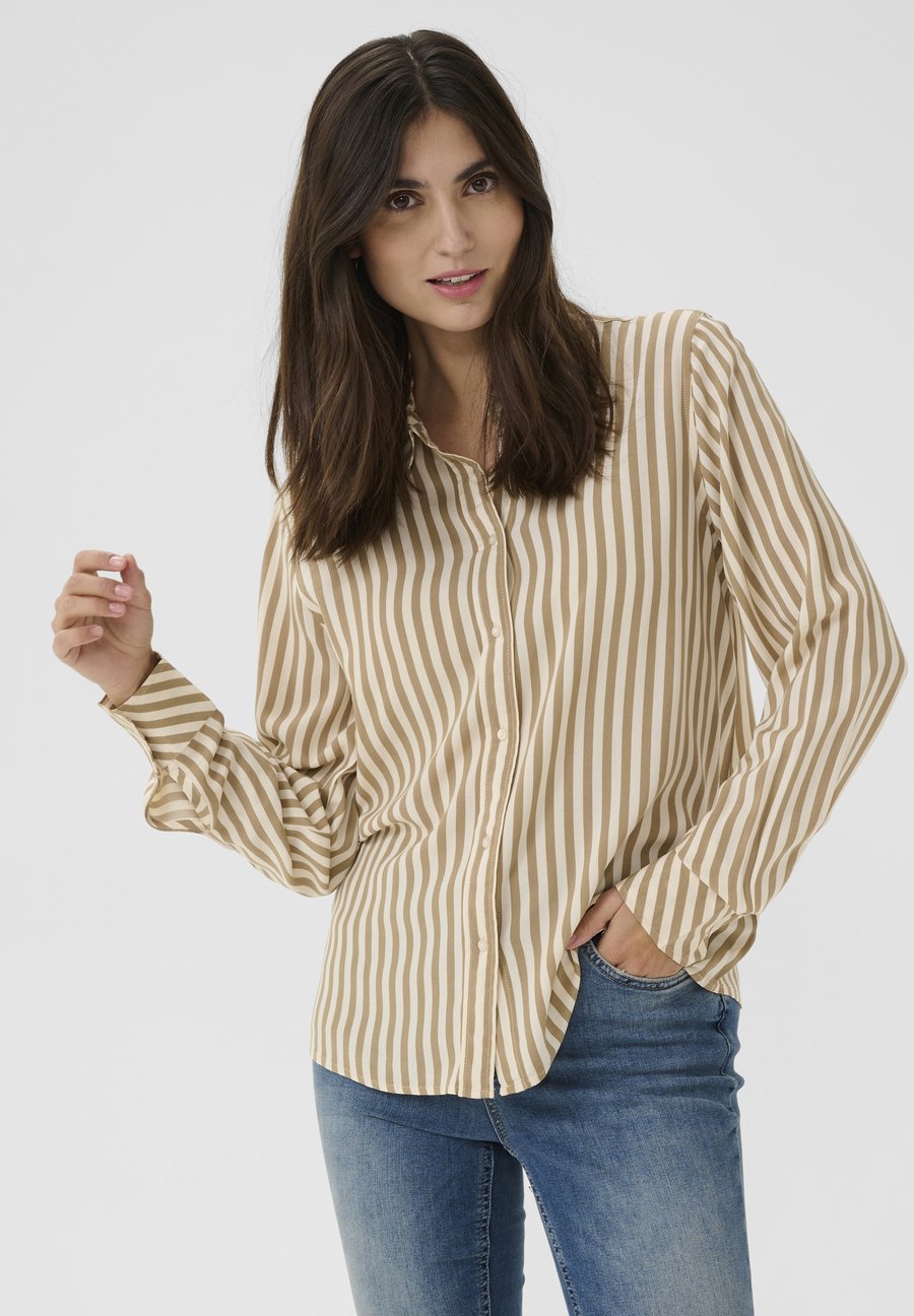 Блуза Culture Button-down blouse, Dune White Stripe/Beige
Блуза Culture Button-down blouse, Dune White Stripe/Beige