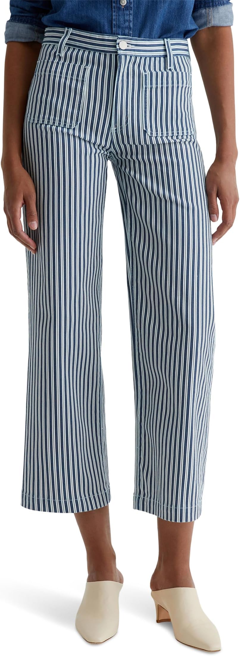 Брюки AG Jeans Kassie Mid-Rise Wide Leg Crop in Nordic Stripe Indigo Multi, Nordic Stripe Indigo Multi
Брюки AG Jeans Kassie Mid-Rise Wide Leg Crop in Nordic Stripe Indigo Multi, Nordic Stripe Indigo Multi