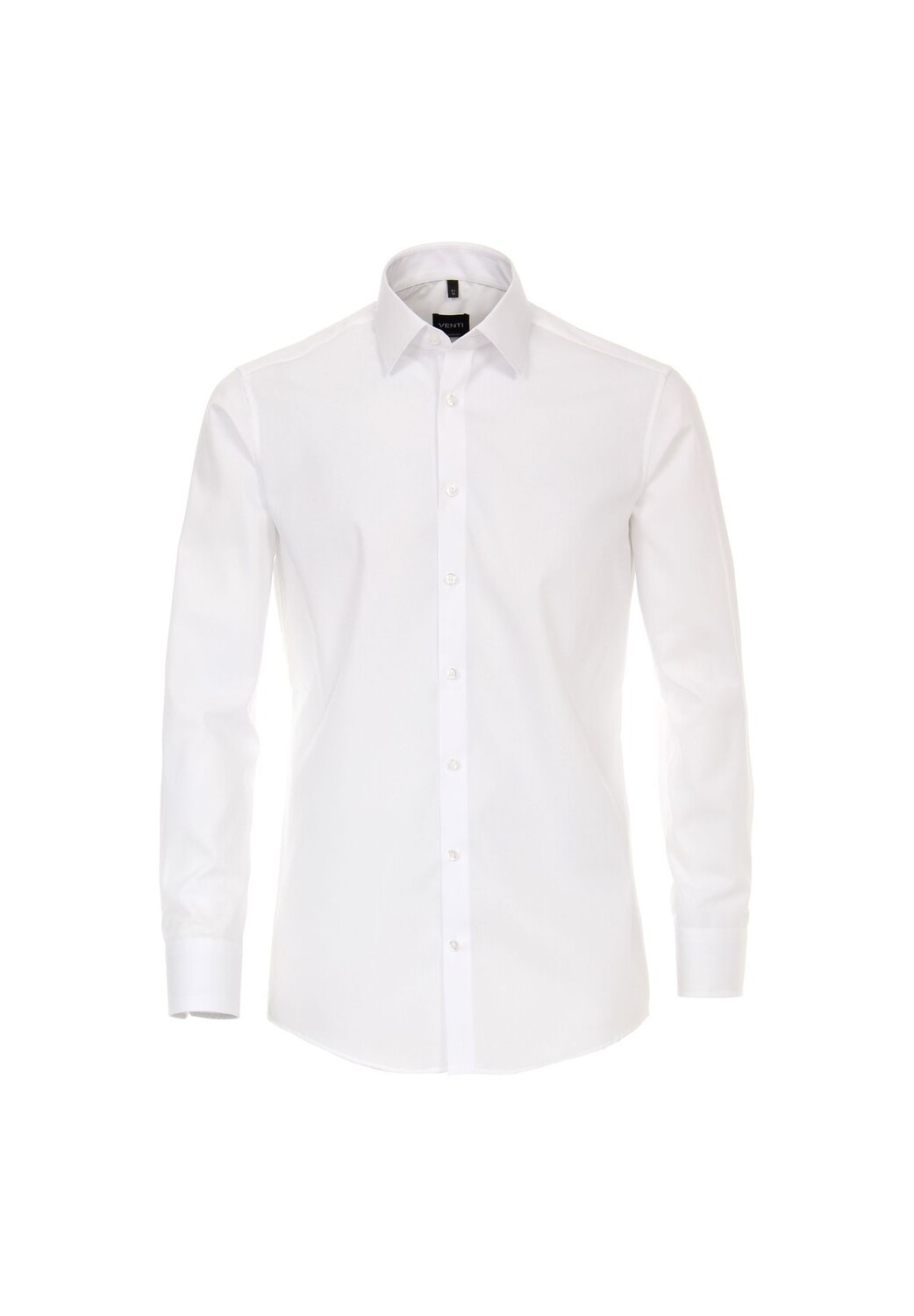 Мужская деловая рубашка однотонного современного кроя Venti, белый
Мужская деловая рубашка однотонного современного кроя Venti, белый