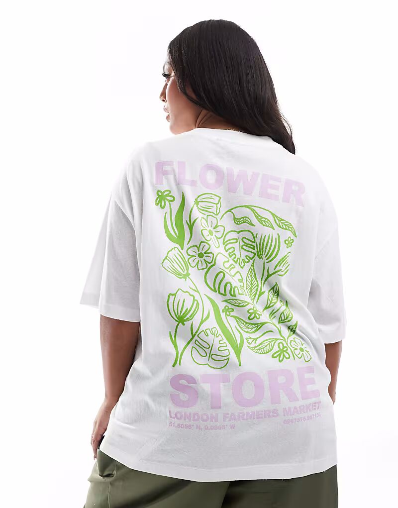 Футболка свободного кроя ASOS DESIGN Curve из льняного материала с принтом цветочного магазина ASOS Curve
Футболка свободного кроя ASOS DESIGN Curve из льняного материала с принтом цветочного магазина ASOS Curve