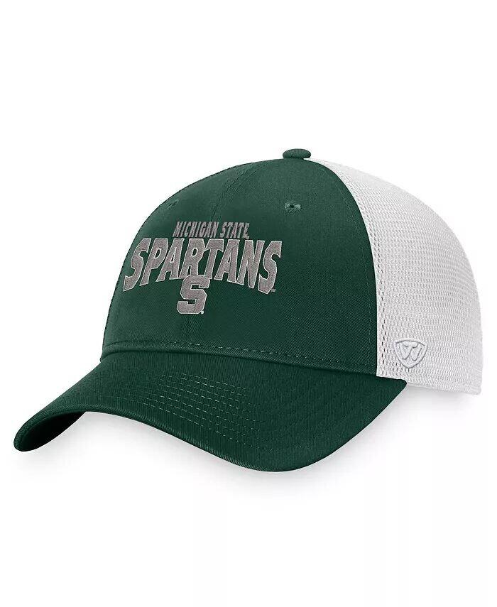 Мужская зелено-белая кепка Michigan State Spartans Breakout Trucker Snapback Top Of The World
Мужская зелено-белая кепка Michigan State Spartans Breakout Trucker Snapback Top Of The World
