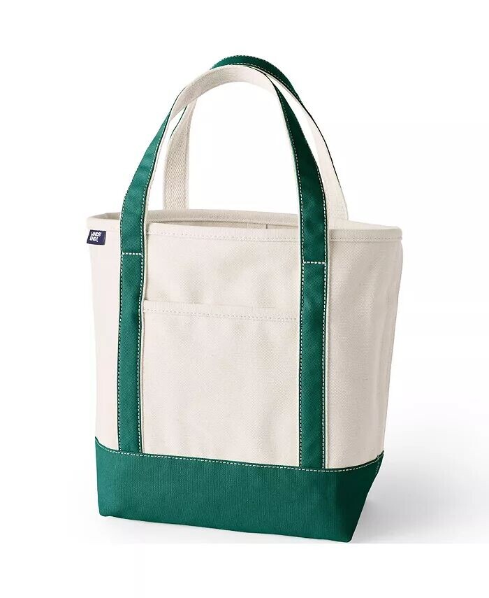 Сумка-тоут среднего размера из натуральной ткани с 5 карманами и открытым верхом Lands' End, зеленый
Сумка-тоут среднего размера из натуральной ткани с 5 карманами и открытым верхом Lands' End, зеленый