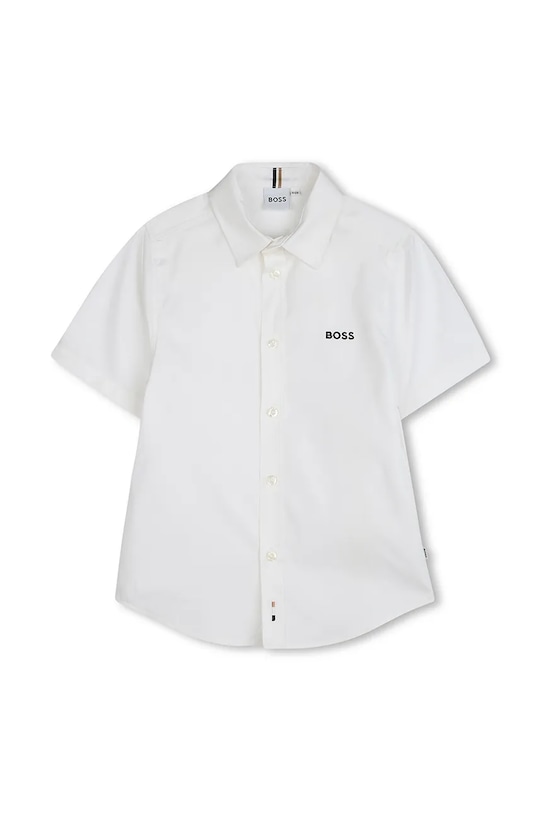 Детская хлопковая рубашка Boss, белый
Детская хлопковая рубашка Boss, белый