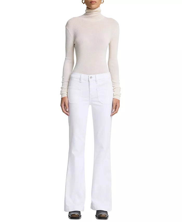 Женские джинсы Dojo Tailorless с накладными карманами и расклешенным низом 7 For All Mankind, белый
Женские джинсы Dojo Tailorless с накладными карманами и расклешенным низом 7 For All Mankind, белый