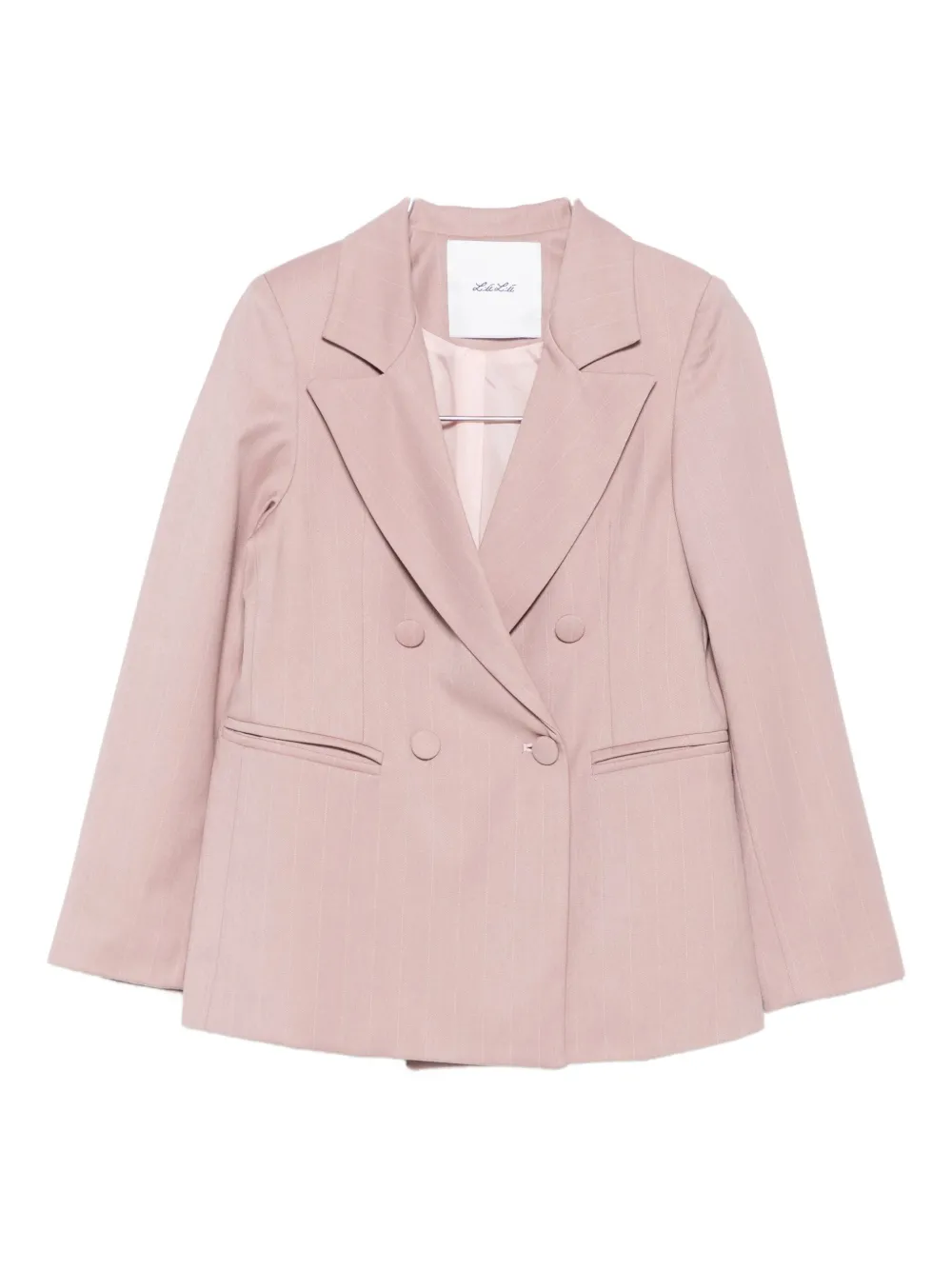 Двубортный пиджак в полоску Miss Grant Kids, розовый
Двубортный пиджак в полоску Miss Grant Kids, розовый