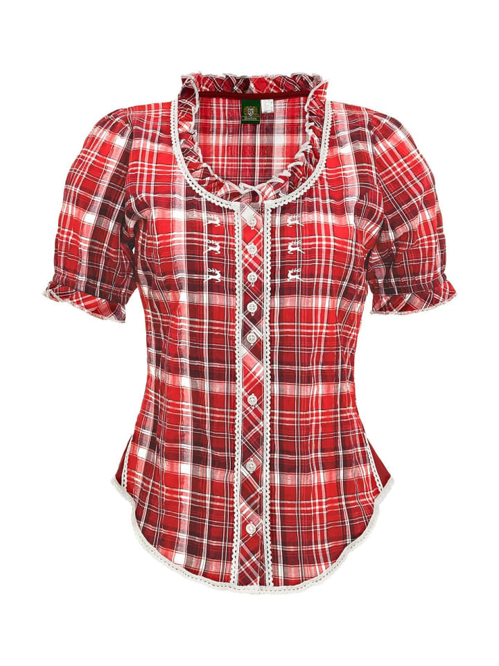 Блузка 451001-3969 средне-красного цвета OS-Trachten
Блузка 451001-3969 средне-красного цвета OS-Trachten