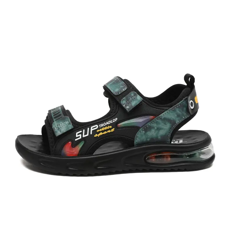 Нескользящие легкие амортизирующие детские сандалии для подростков TROADLOP, черный/зеленый
Нескользящие легкие амортизирующие детские сандалии для подростков TROADLOP, черный/зеленый