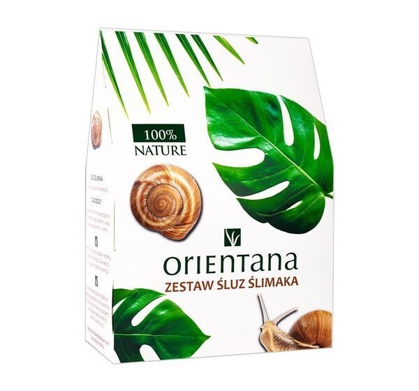 Orientana, Snail Slime, набор косметики, 3 шт
Orientana, Snail Slime, набор косметики, 3 шт